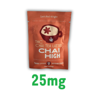 THC Infused Chai Tea Latte Mix – 25mg / 5 servings